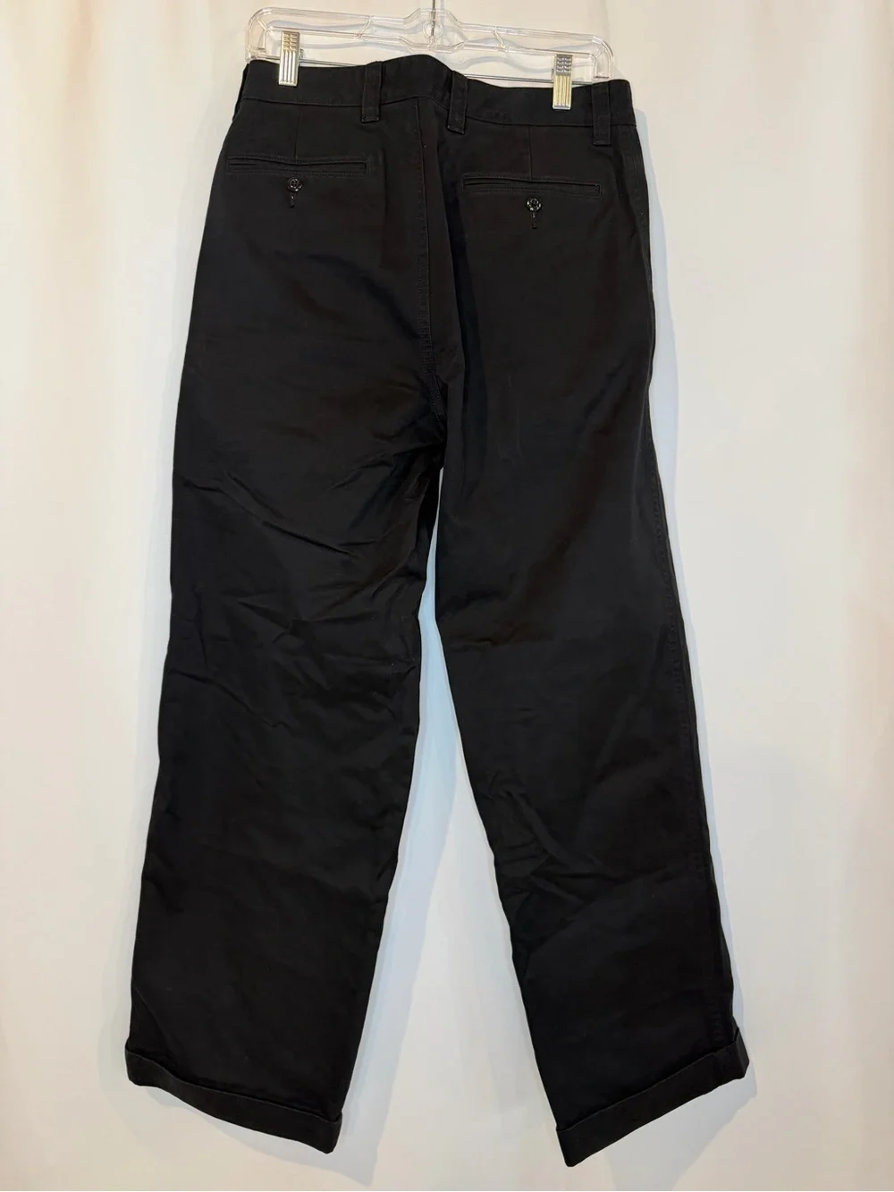 J.Crew Giant-fit chino pant in black